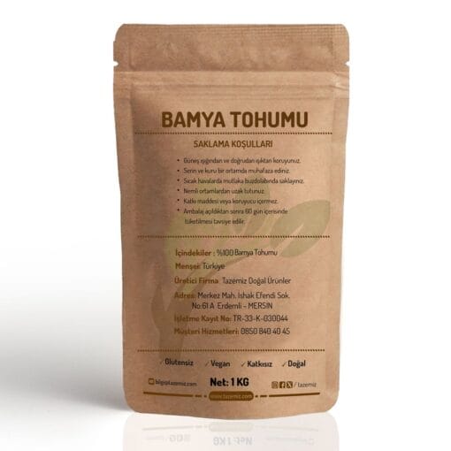 bamya tohumu çekirdeği